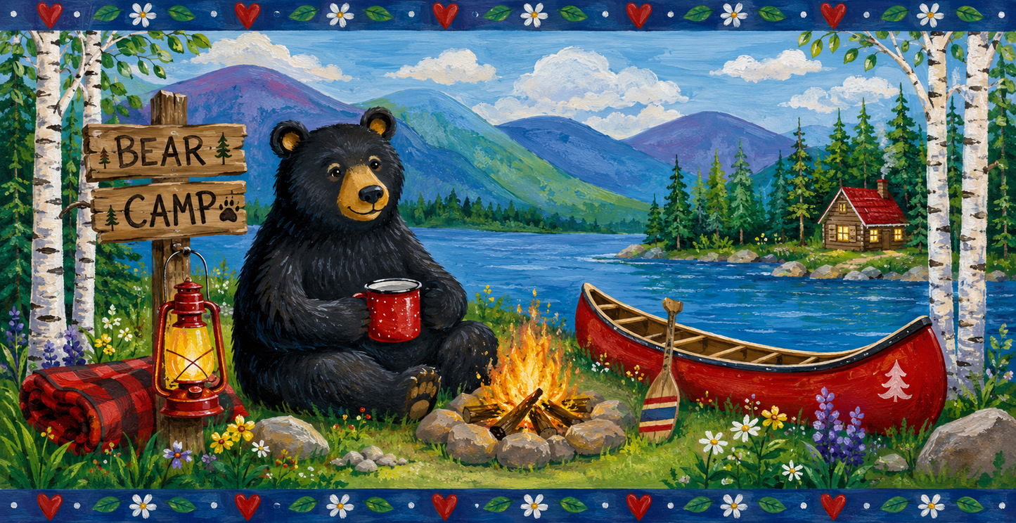 Bear Camp Morning Mug Ceramic Mug (15oz)