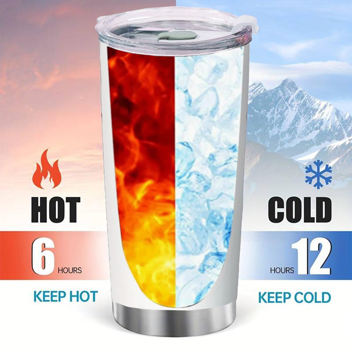 Adirondacks Floral Bear 20oz Stainless Steel Tumbler | Free Shipping
