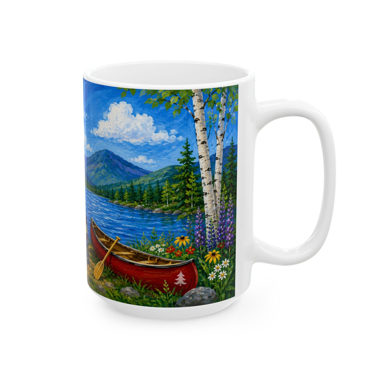 Stars & Stripes Lakeside Ceramic Mug (15oz)