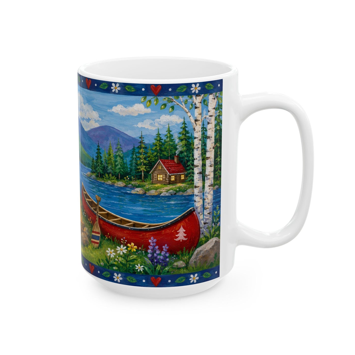 Bear Camp Morning Mug Ceramic Mug (15oz)
