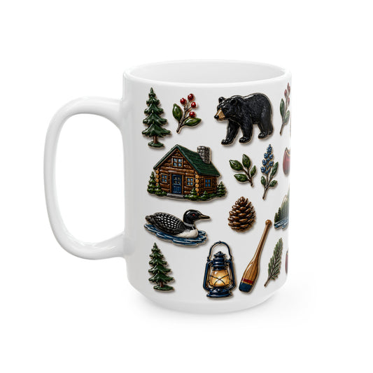Adirondack Icons Ceramic Mug (15oz)