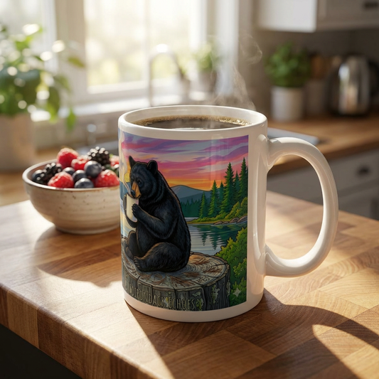 Morning Brew Ceramic Mug, (15oz)
