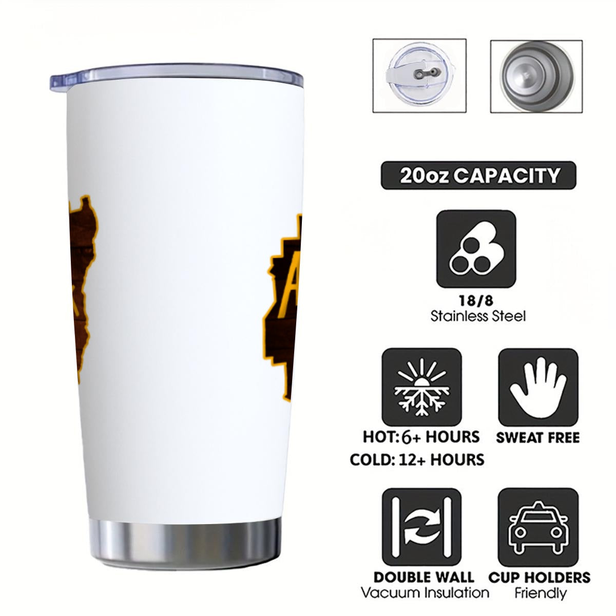 Entering Adirondack Park 20oz Stainless Steel Tumbler | Free Shipping